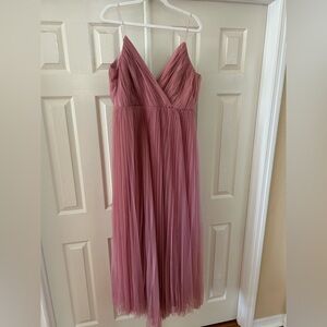 ASOS dusty rose dress